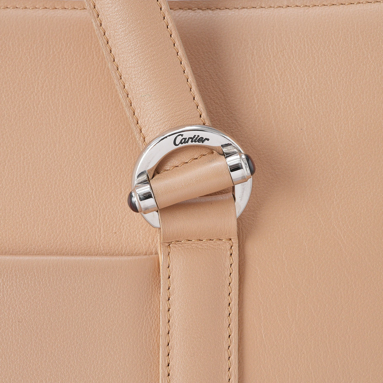 CARTIER(USED)까르띠에 레더 토트백