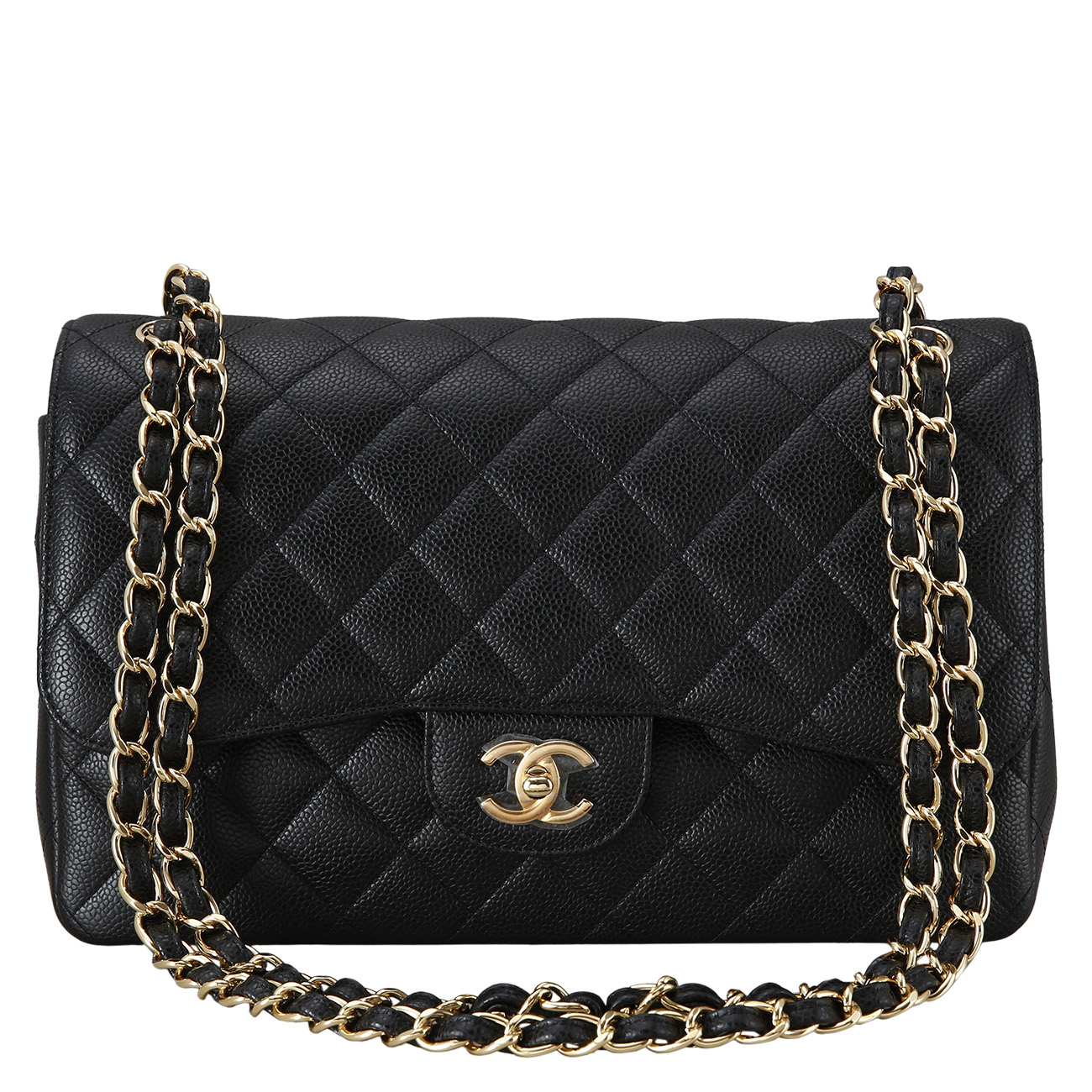 CHANEL(USED)샤넬 캐비어 클래식 라지 플랩백