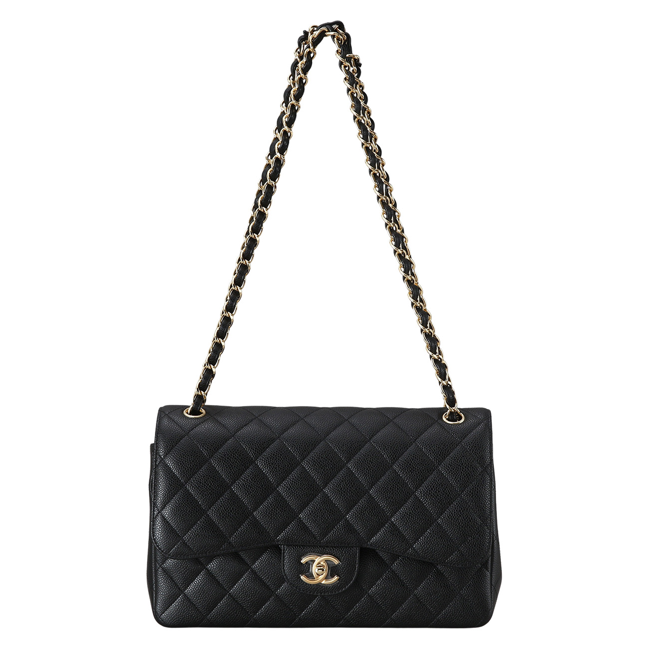 CHANEL(USED)샤넬 캐비어 클래식 라지 플랩백