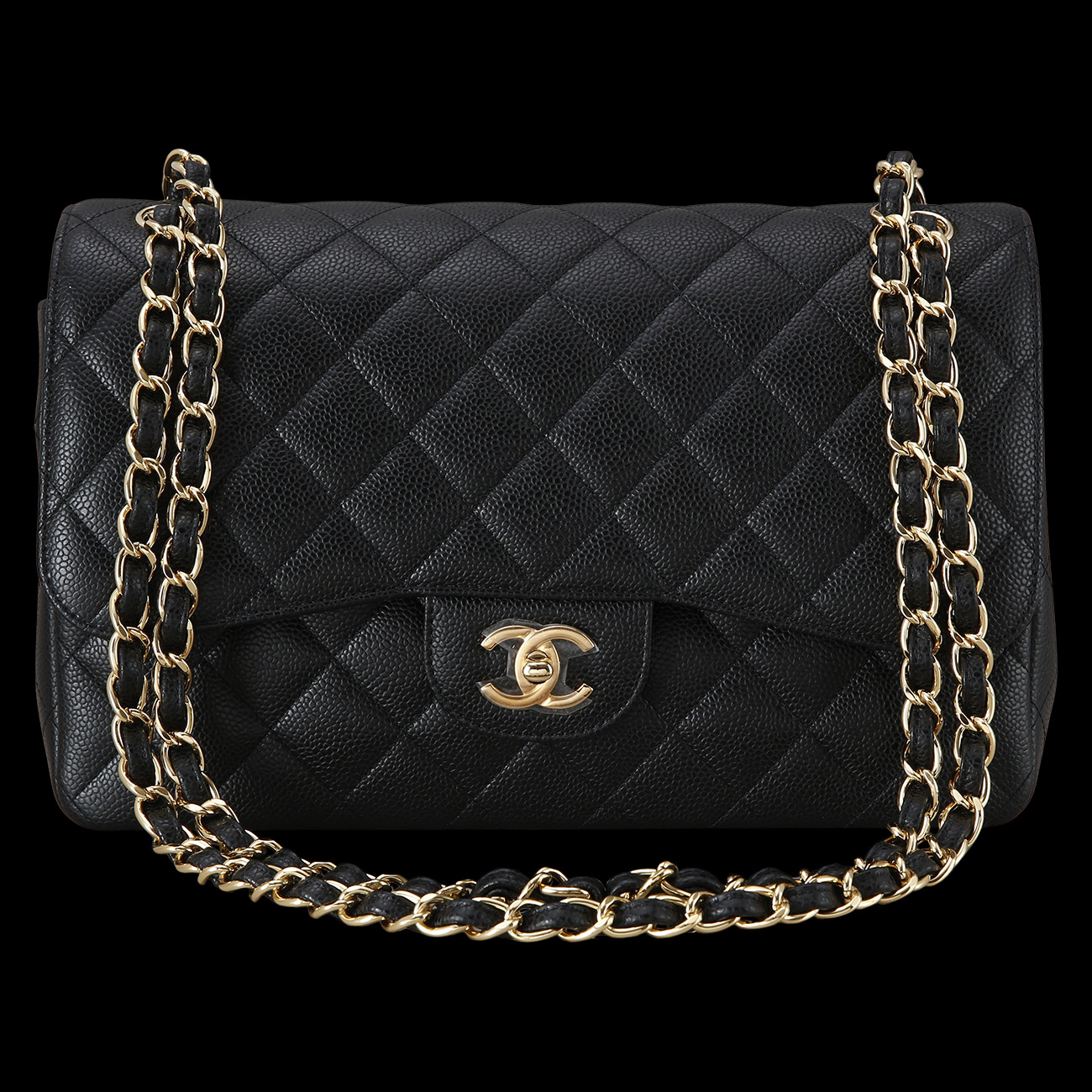 CHANEL(USED)샤넬 캐비어 클래식 라지 플랩백