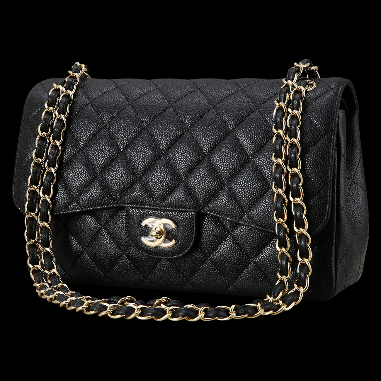 CHANEL(USED)샤넬 캐비어 클래식 라지 플랩백