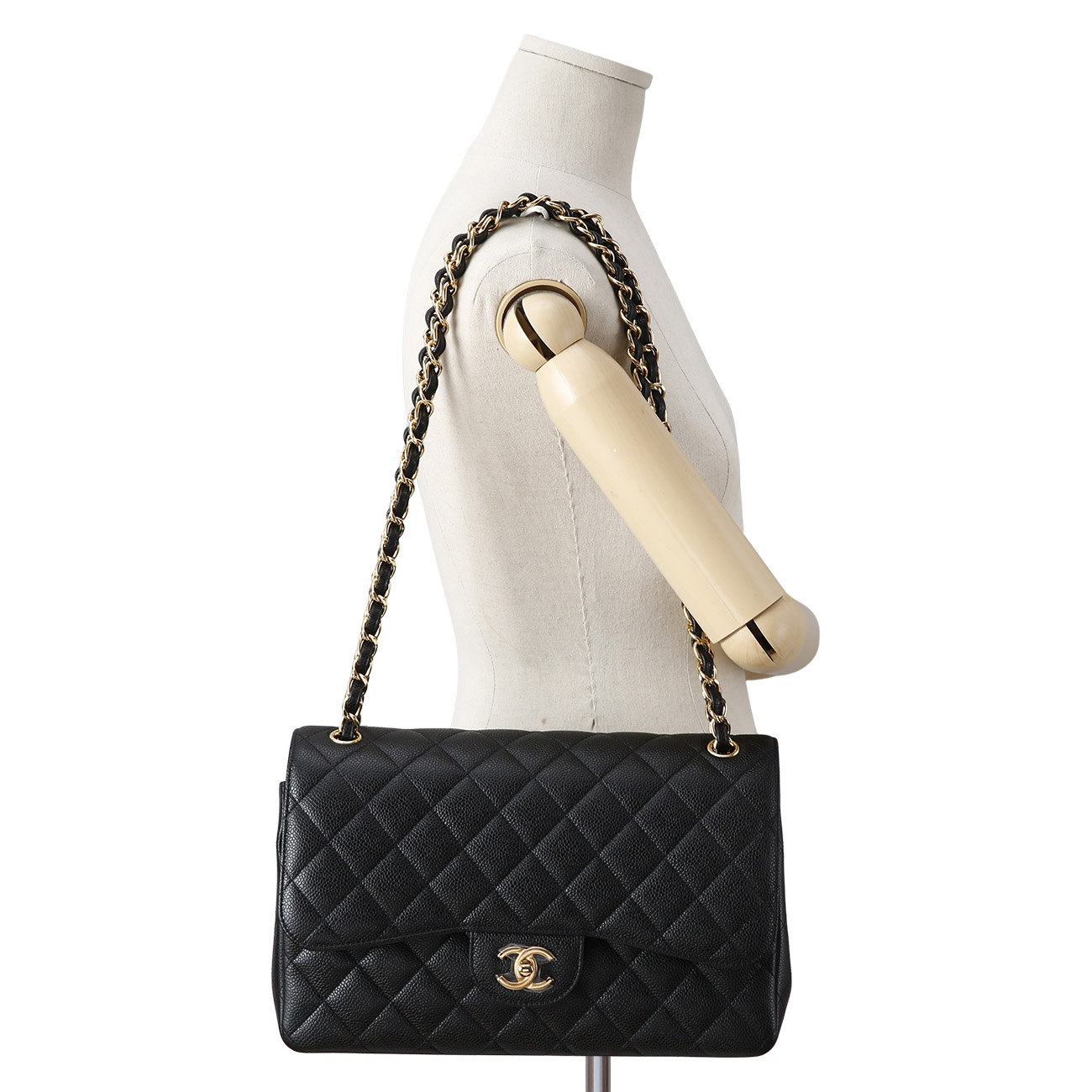 CHANEL(USED)샤넬 캐비어 클래식 라지 플랩백
