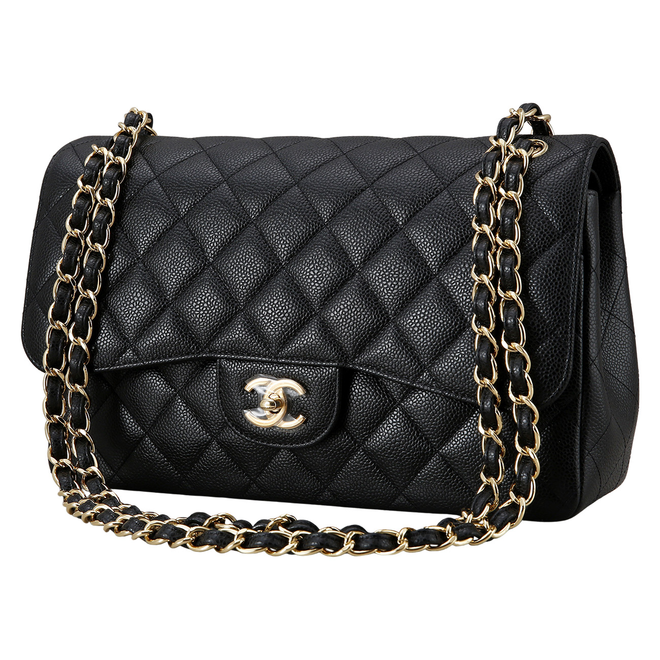 CHANEL(USED)샤넬 캐비어 클래식 라지 플랩백