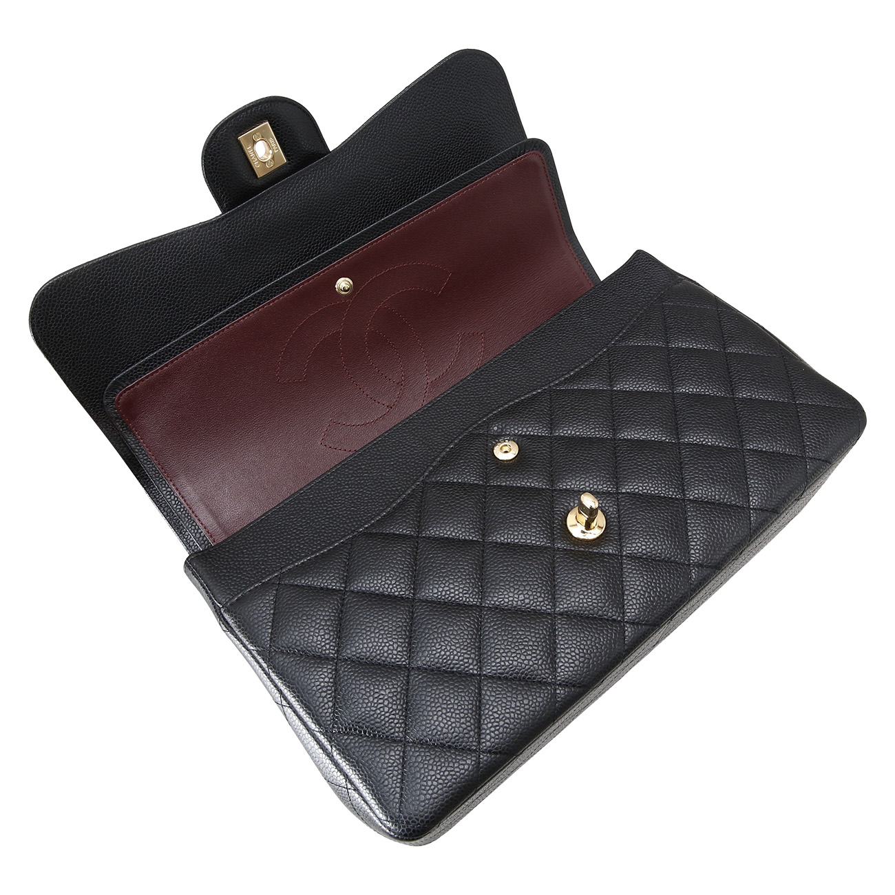 CHANEL(USED)샤넬 캐비어 클래식 라지 플랩백