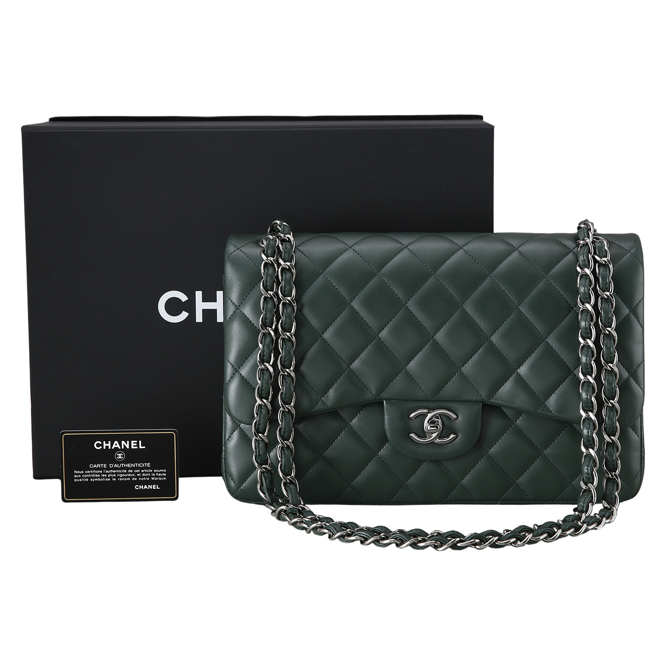 CHANEL(USED)샤넬 클래식 램스킨 점보