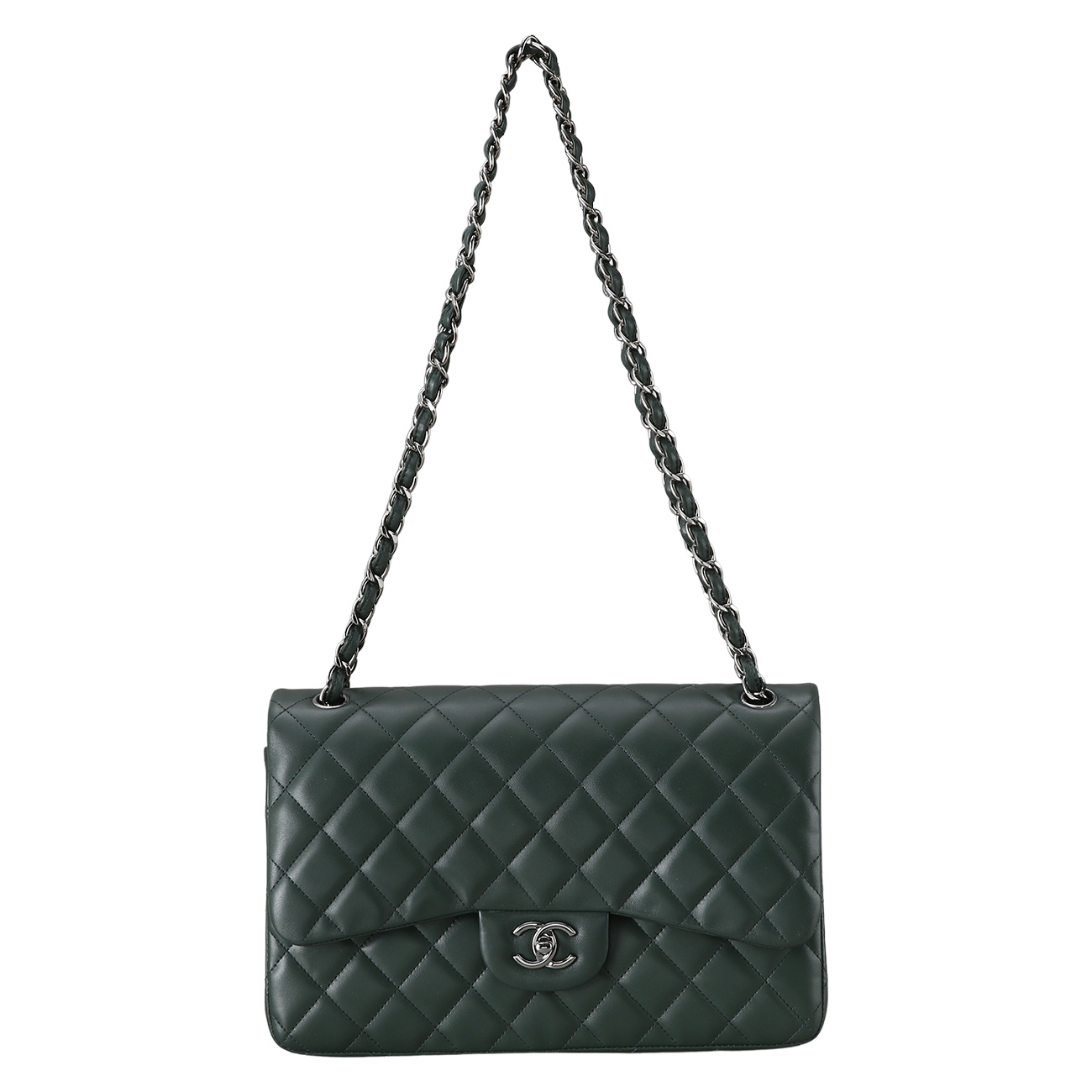 CHANEL(USED)샤넬 클래식 램스킨 점보