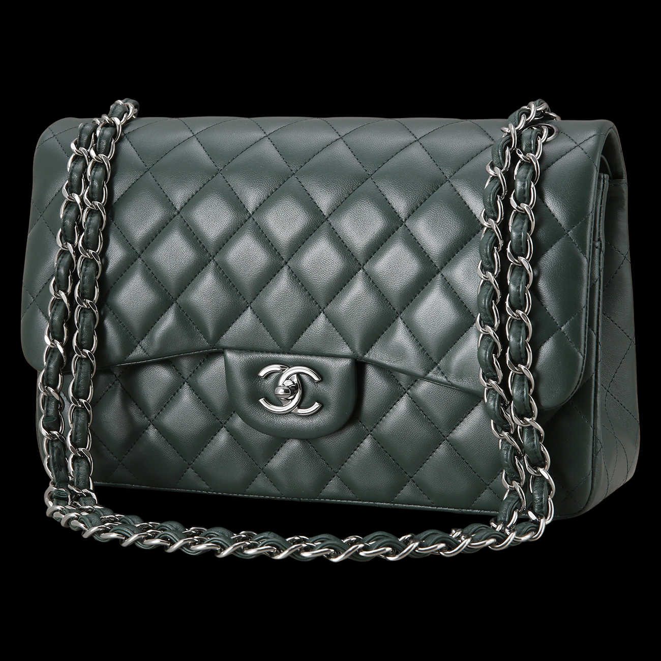 CHANEL(USED)샤넬 클래식 램스킨 점보