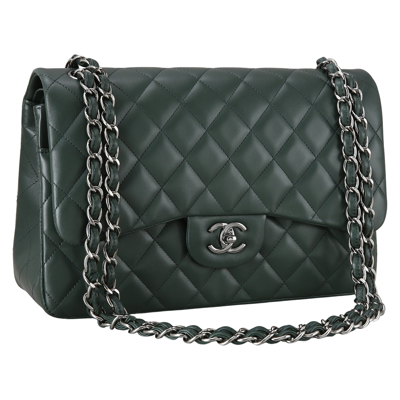 CHANEL(USED)샤넬 클래식 램스킨 점보
