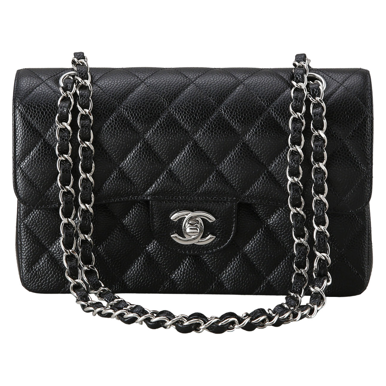 CHANEL(USED)샤넬 캐비어 클래식 스몰 플랩백