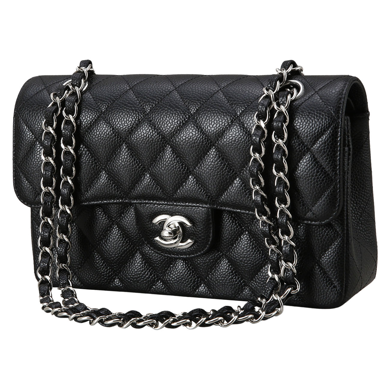 CHANEL(USED)샤넬 캐비어 클래식 스몰 플랩백