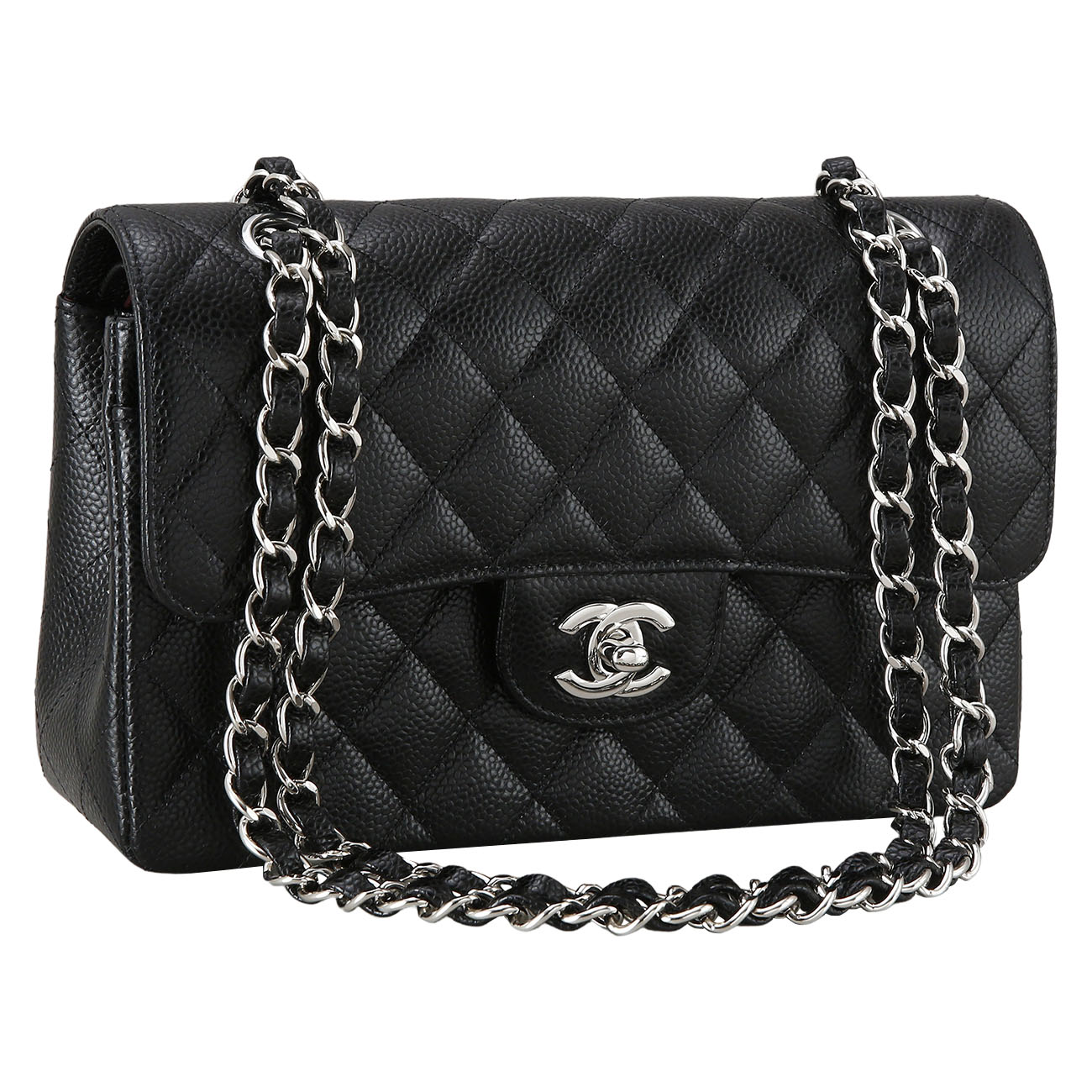 CHANEL(USED)샤넬 캐비어 클래식 스몰 플랩백