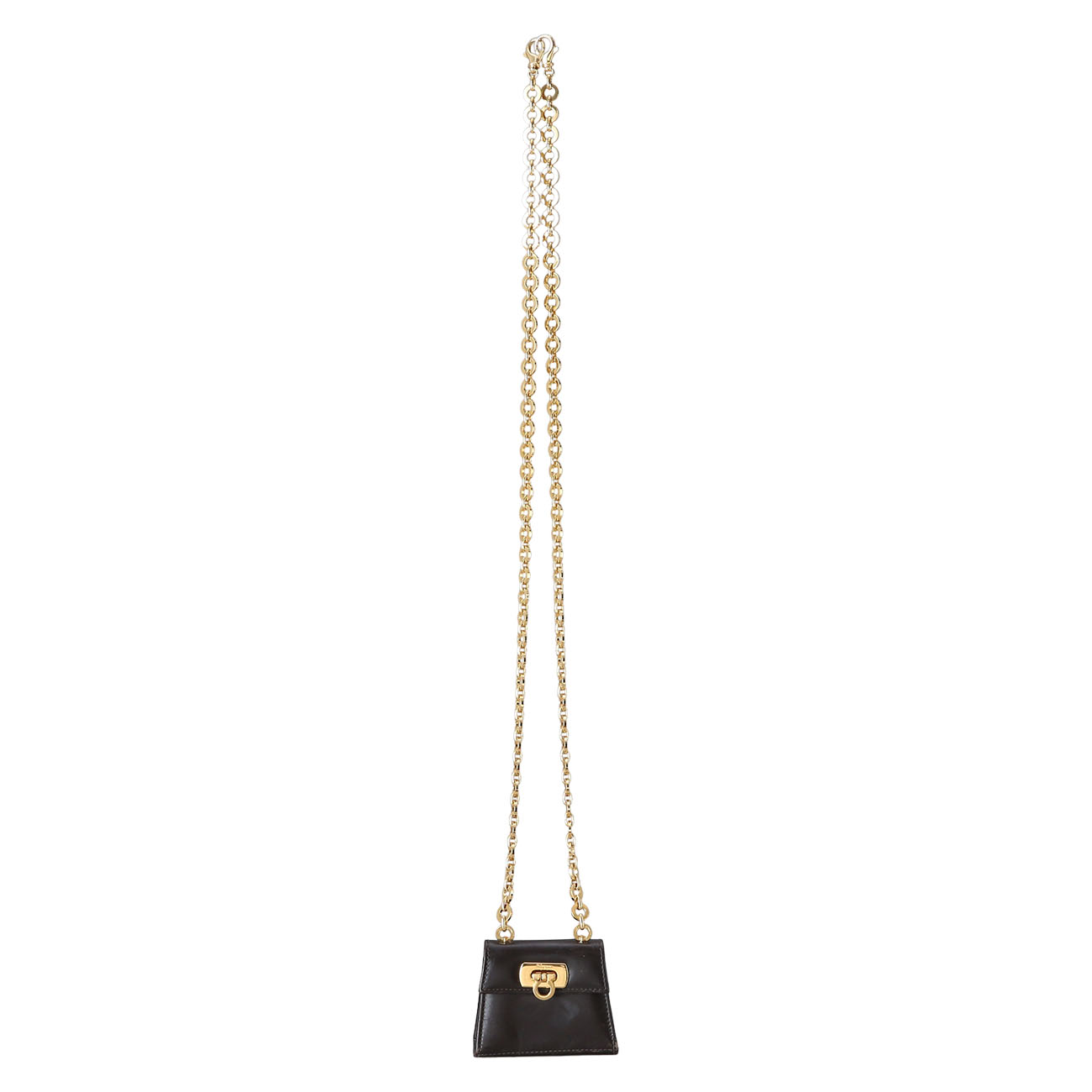 FERRAGAMO(USED)페레가모 간치니 락 미니 켈리백