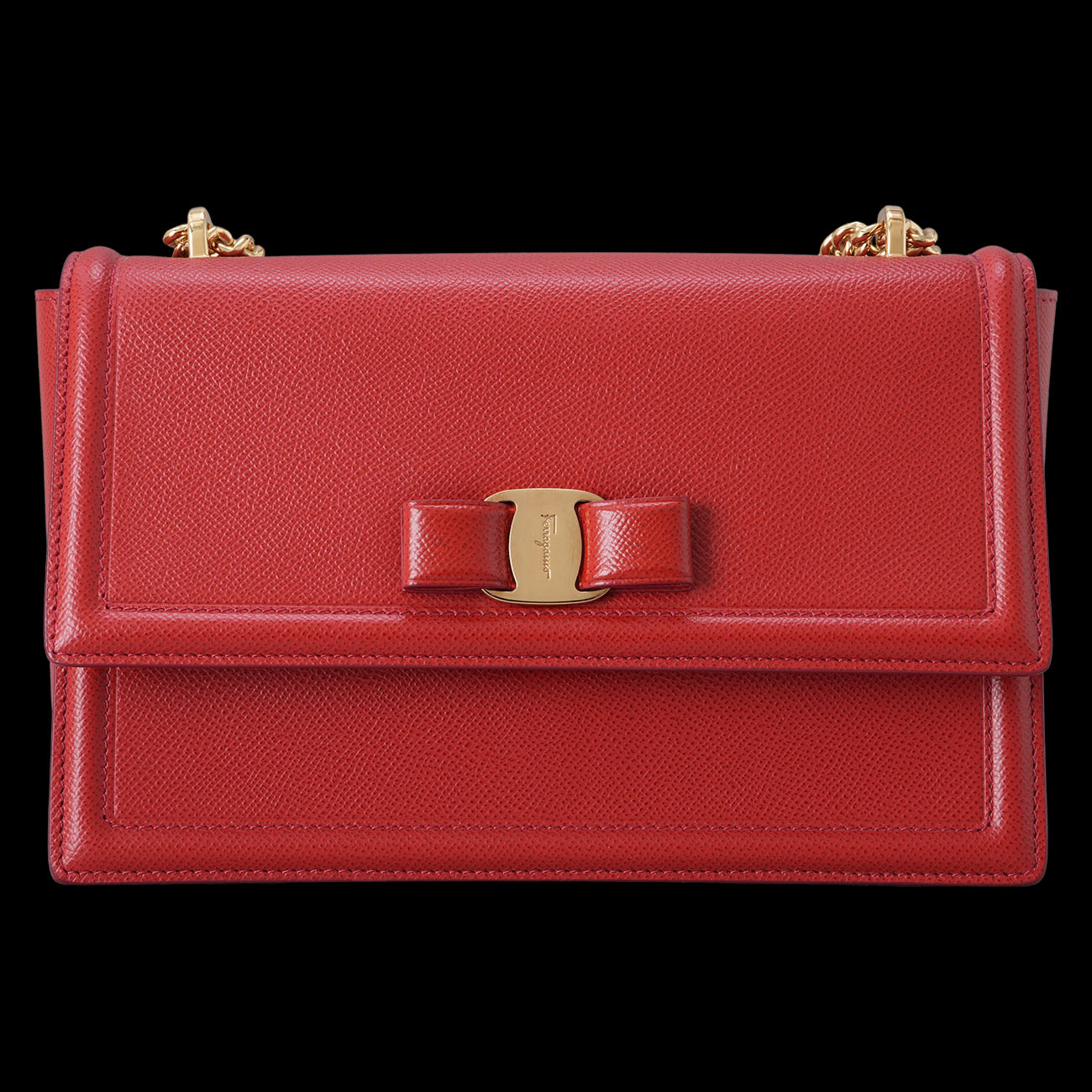 SALVATORE FERRAGAMO(USED)페레가모 바라리본 체인 숄더백