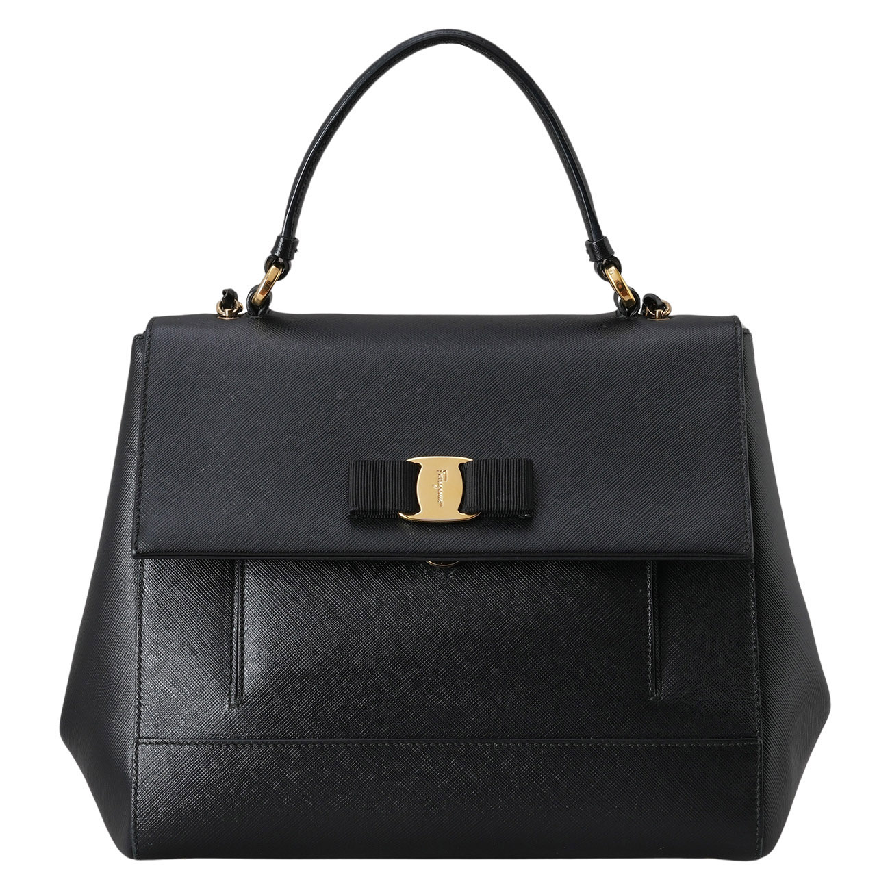 SALVATORE FERRAGAMO(USED)페레가모 간치티 탑핸들 숄더백