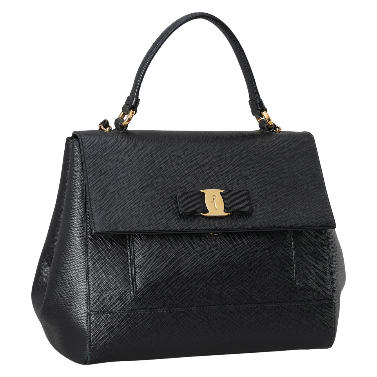 SALVATORE FERRAGAMO(USED)페레가모 간치티 탑핸들 숄더백