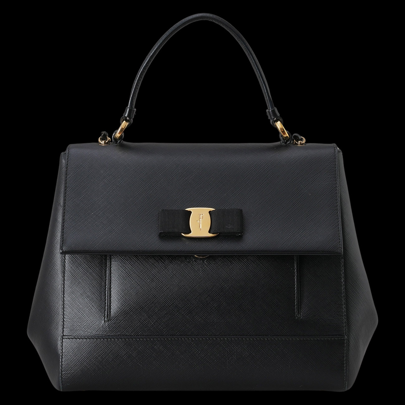 SALVATORE FERRAGAMO(USED)페레가모 간치티 탑핸들 숄더백
