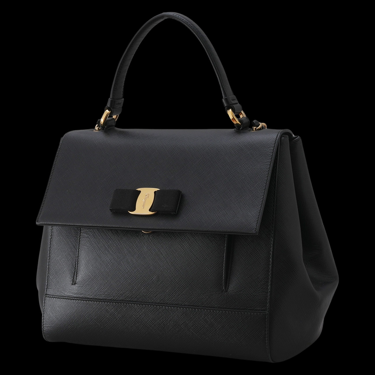 SALVATORE FERRAGAMO(USED)페레가모 간치티 탑핸들 숄더백