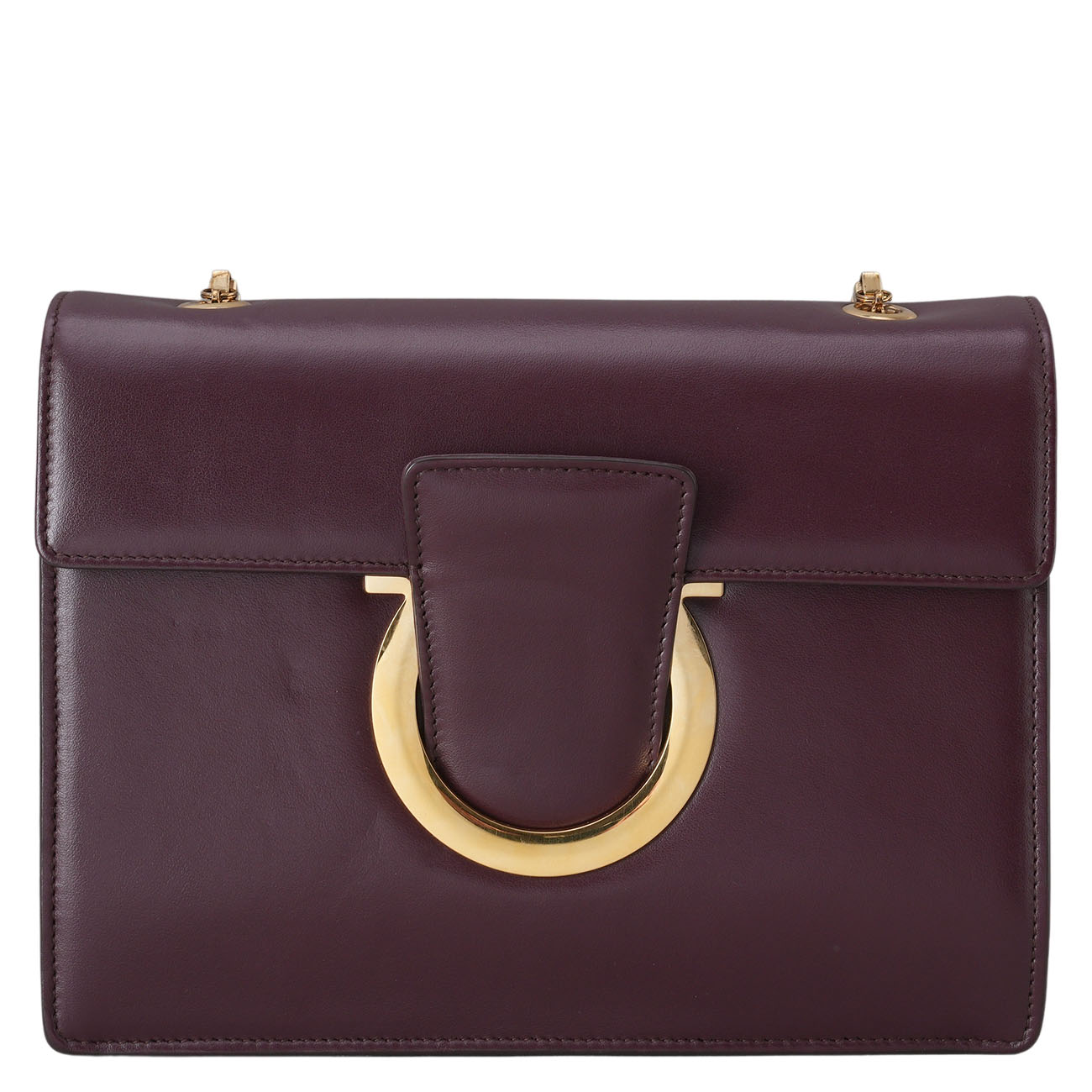 SALVATORE FERRAGAMO(USED)페레가모 탈리아 체인 숄더백