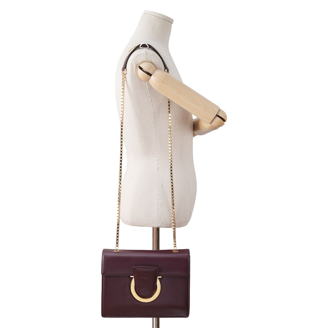 SALVATORE FERRAGAMO(USED)페레가모 탈리아 체인 숄더백