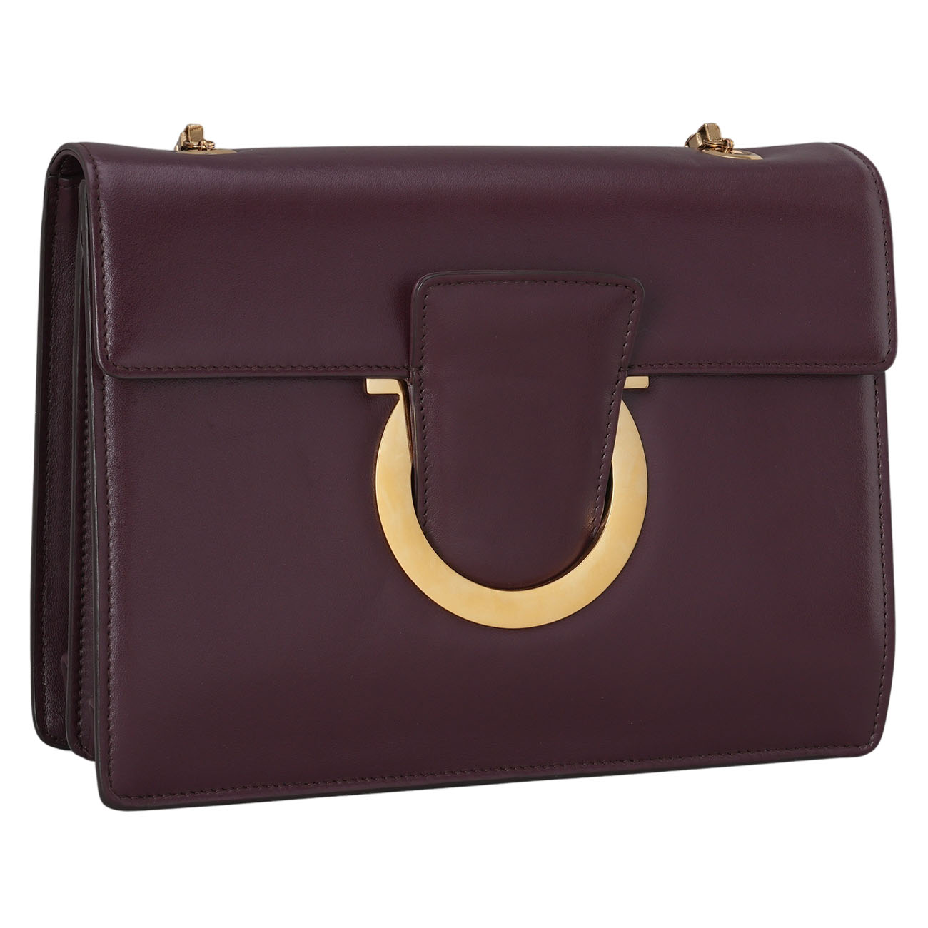 SALVATORE FERRAGAMO(USED)페레가모 탈리아 체인 숄더백