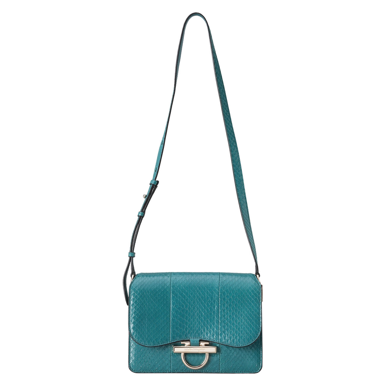 SALVATORE FERRAGAMO(USED)페라가모 간치니 파이톤 조앤백