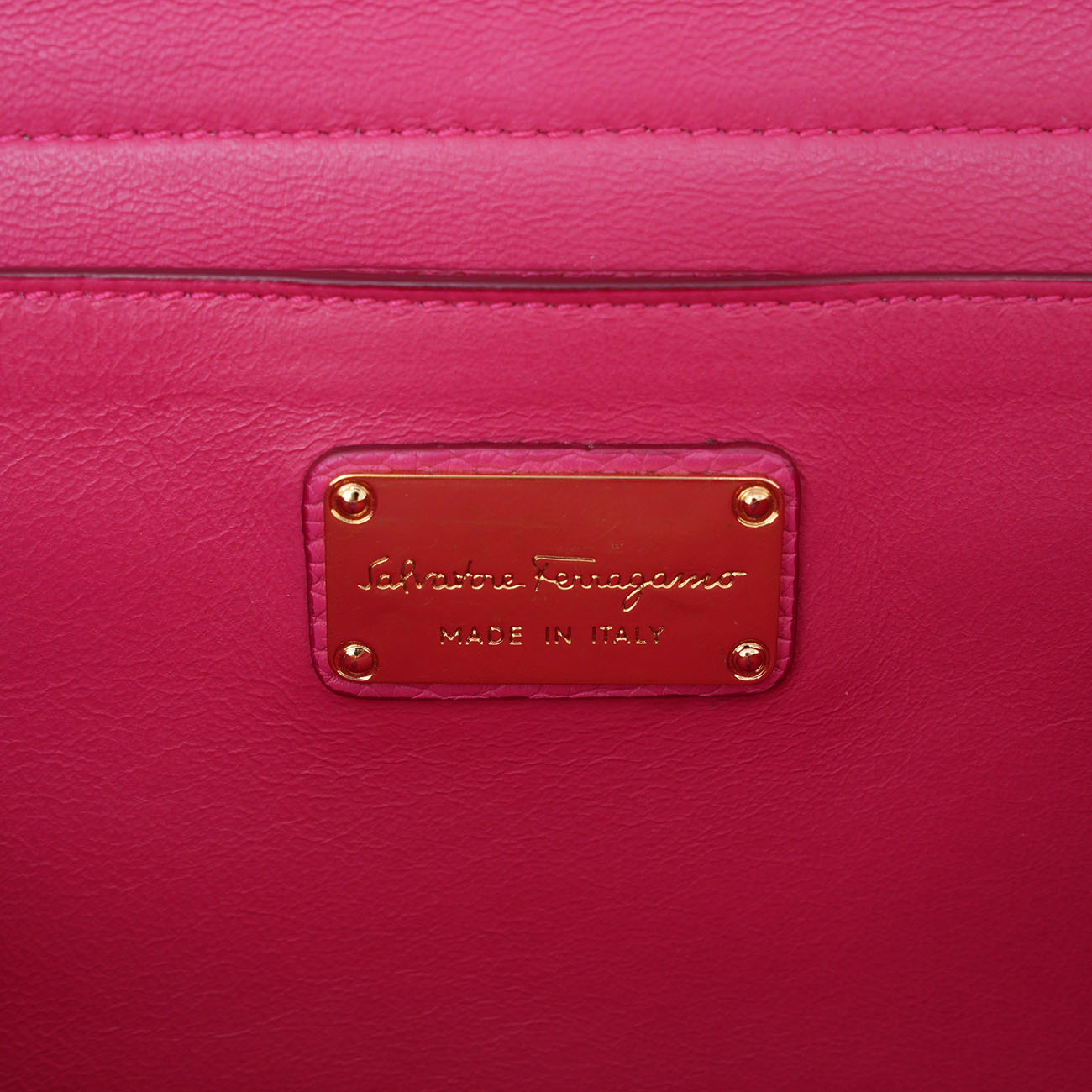 FERRAGAMO(USED)페레가모 간치니 탑핸들 숄더백