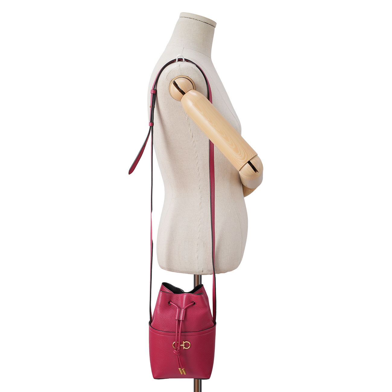 FERRAGAMO(USED)페레가모 간치니 미니 버킷백