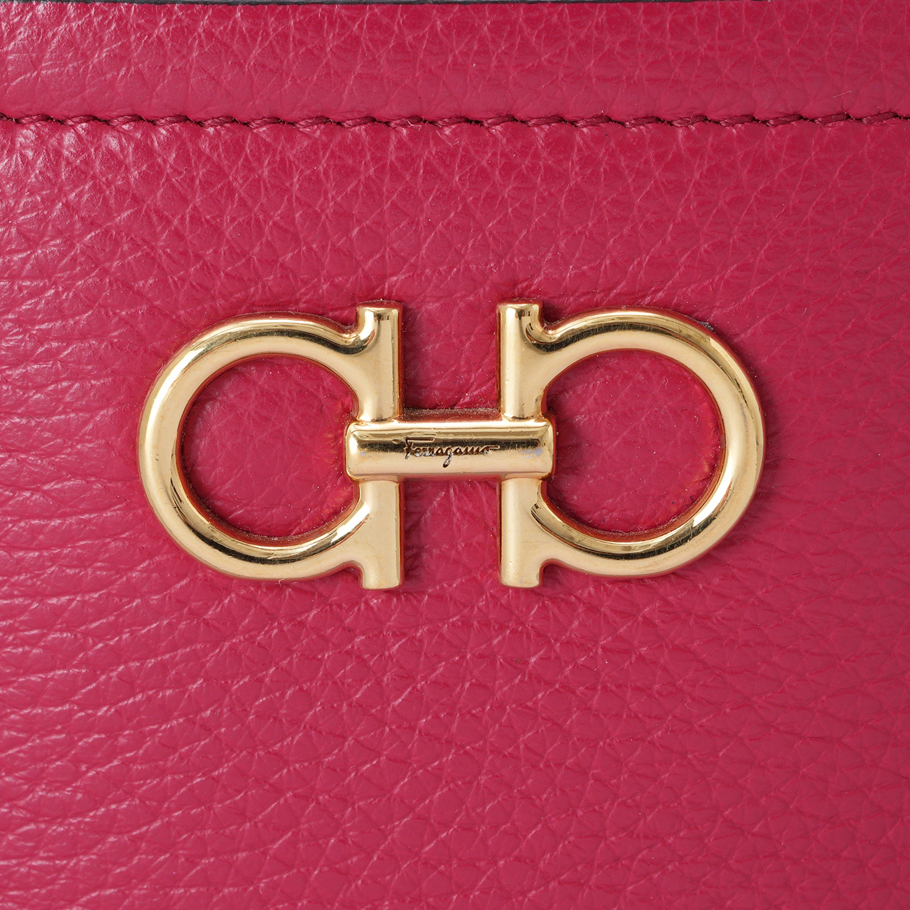 FERRAGAMO(USED)페레가모 간치니 미니 버킷백