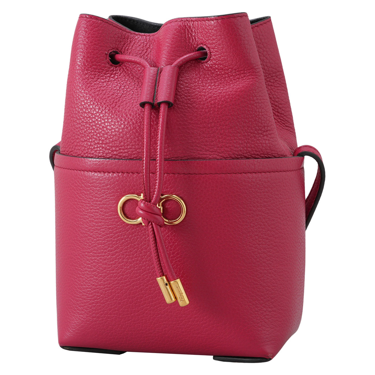 FERRAGAMO(USED)페레가모 간치니 미니 버킷백