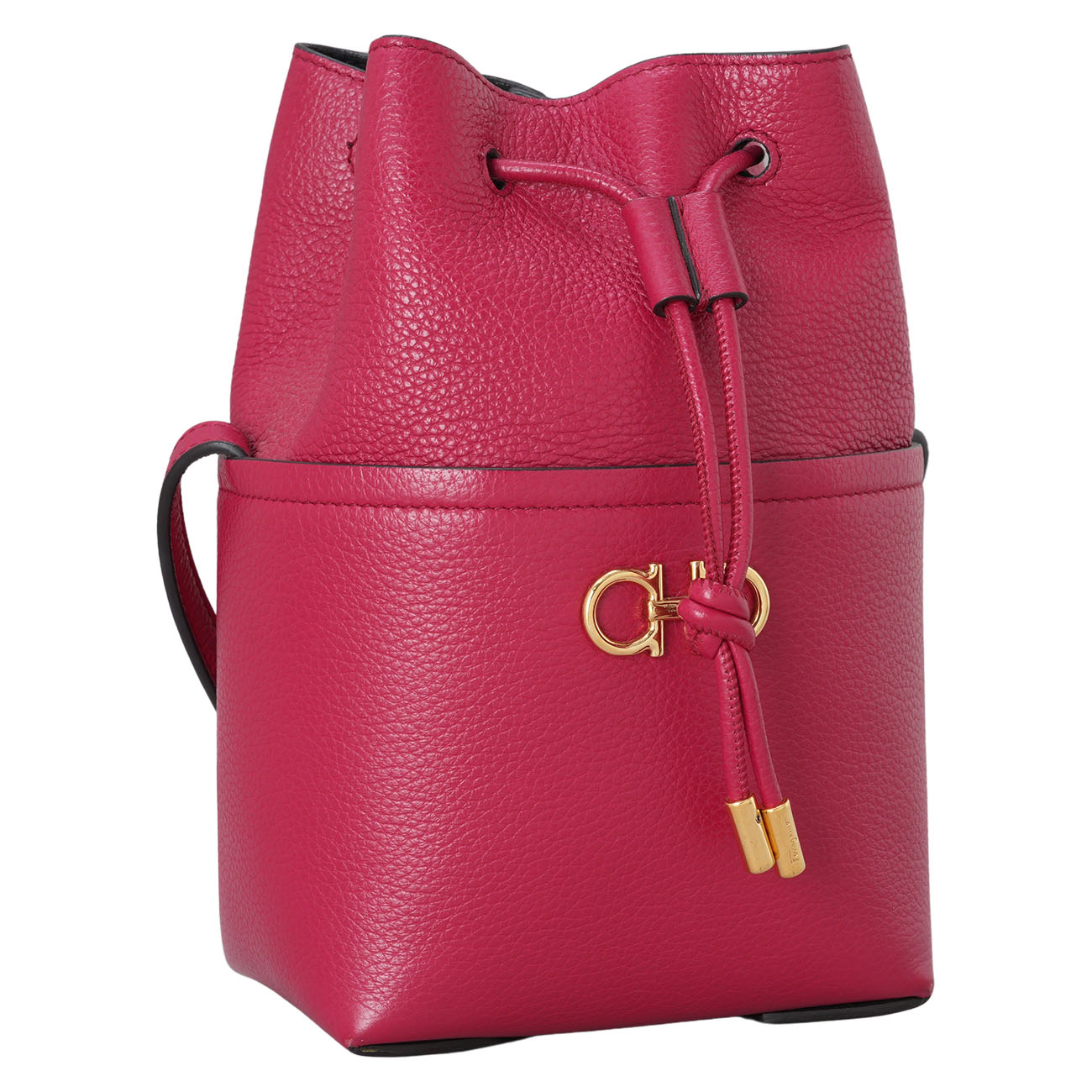 FERRAGAMO(USED)페레가모 간치니 미니 버킷백