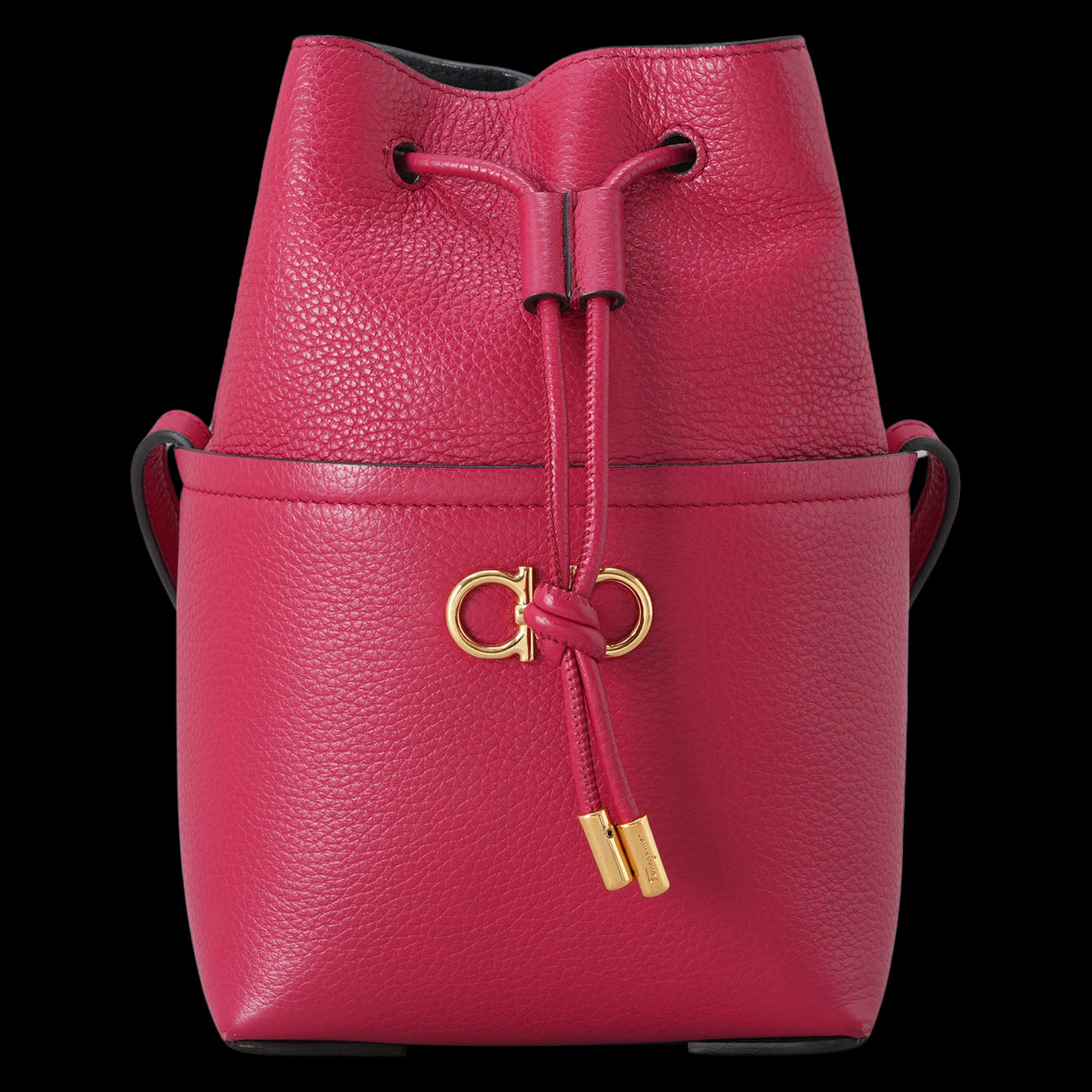 FERRAGAMO(USED)페레가모 간치니 미니 버킷백