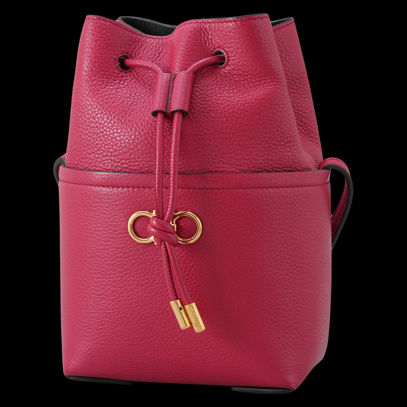 FERRAGAMO(USED)페레가모 간치니 미니 버킷백