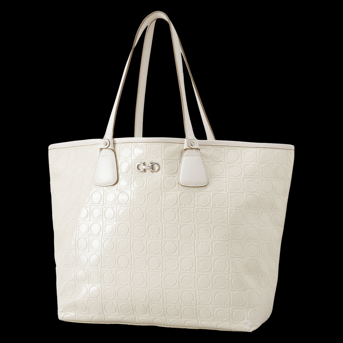FERRAGAMO(USED)페레가모 간치니 쇼퍼백