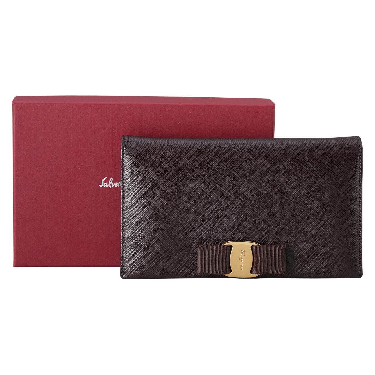 FERRAGAMO(USED)페레가모 바라 리본 woc