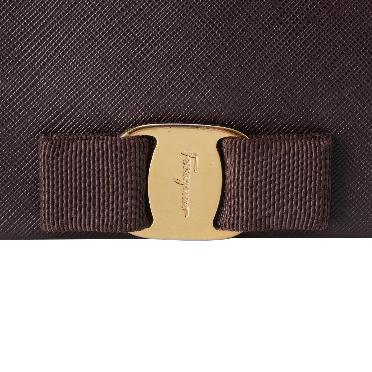 FERRAGAMO(USED)페레가모 바라 리본 woc