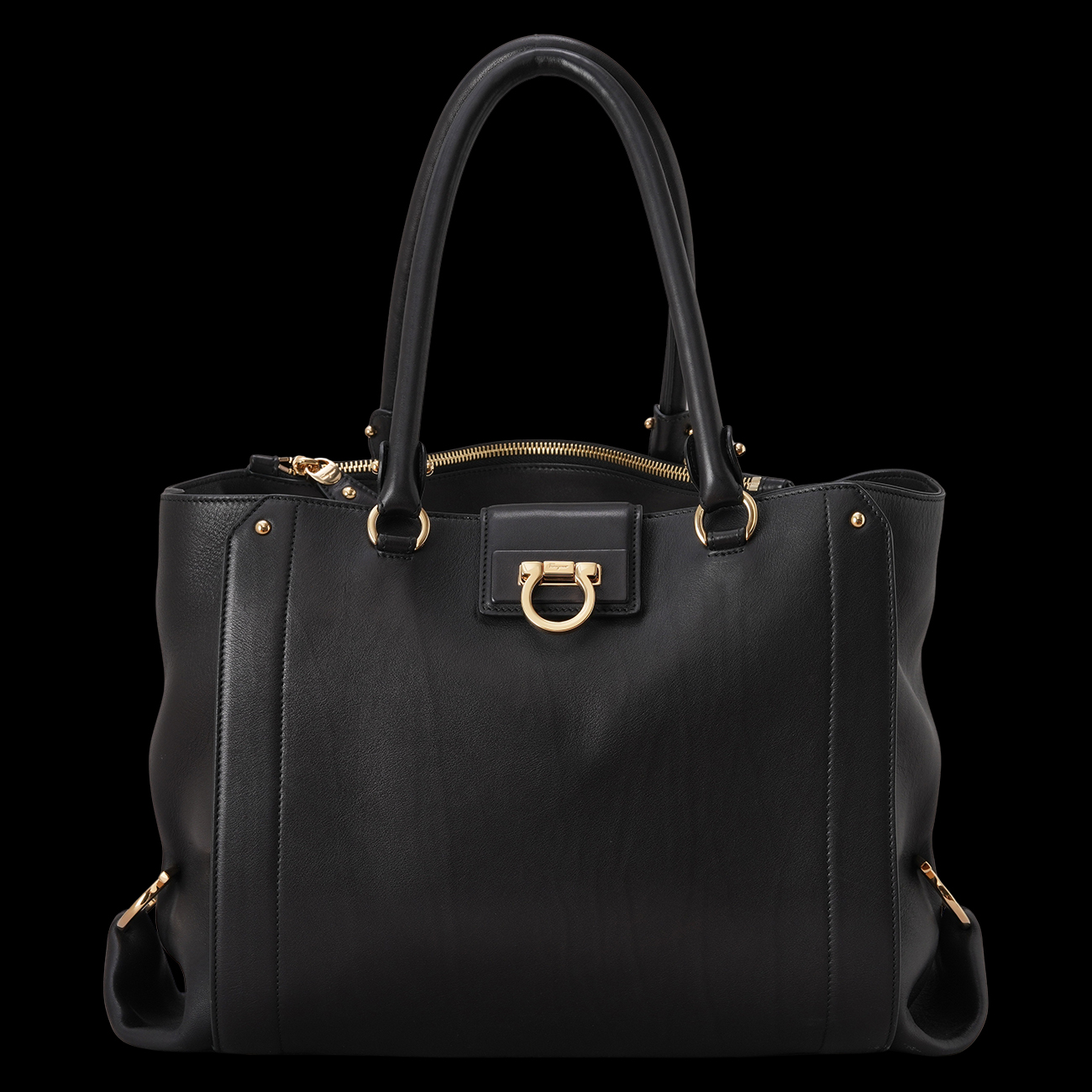 FERRAGAMO(USED)페레가모 간치니 토트백