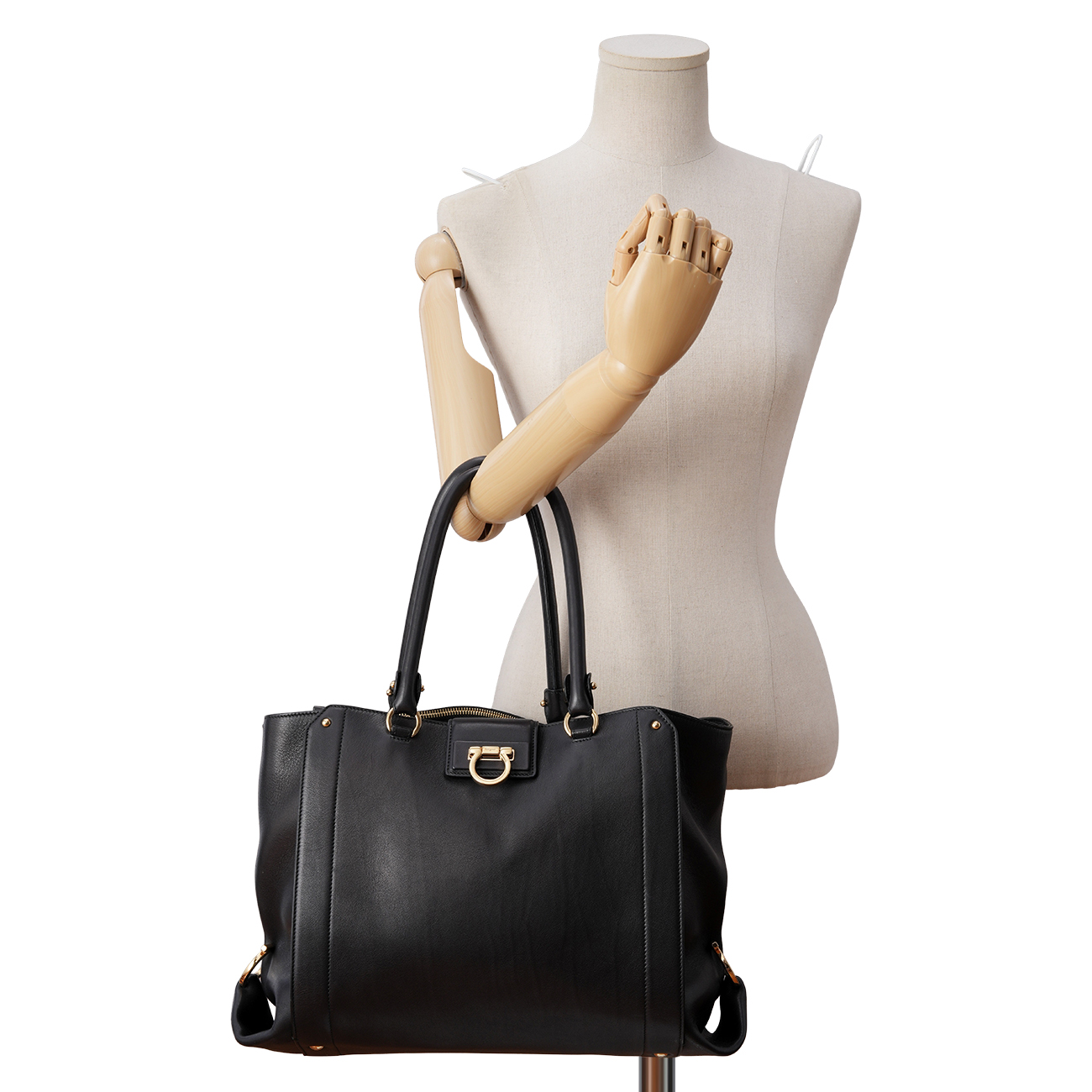 FERRAGAMO(USED)페레가모 간치니 토트백
