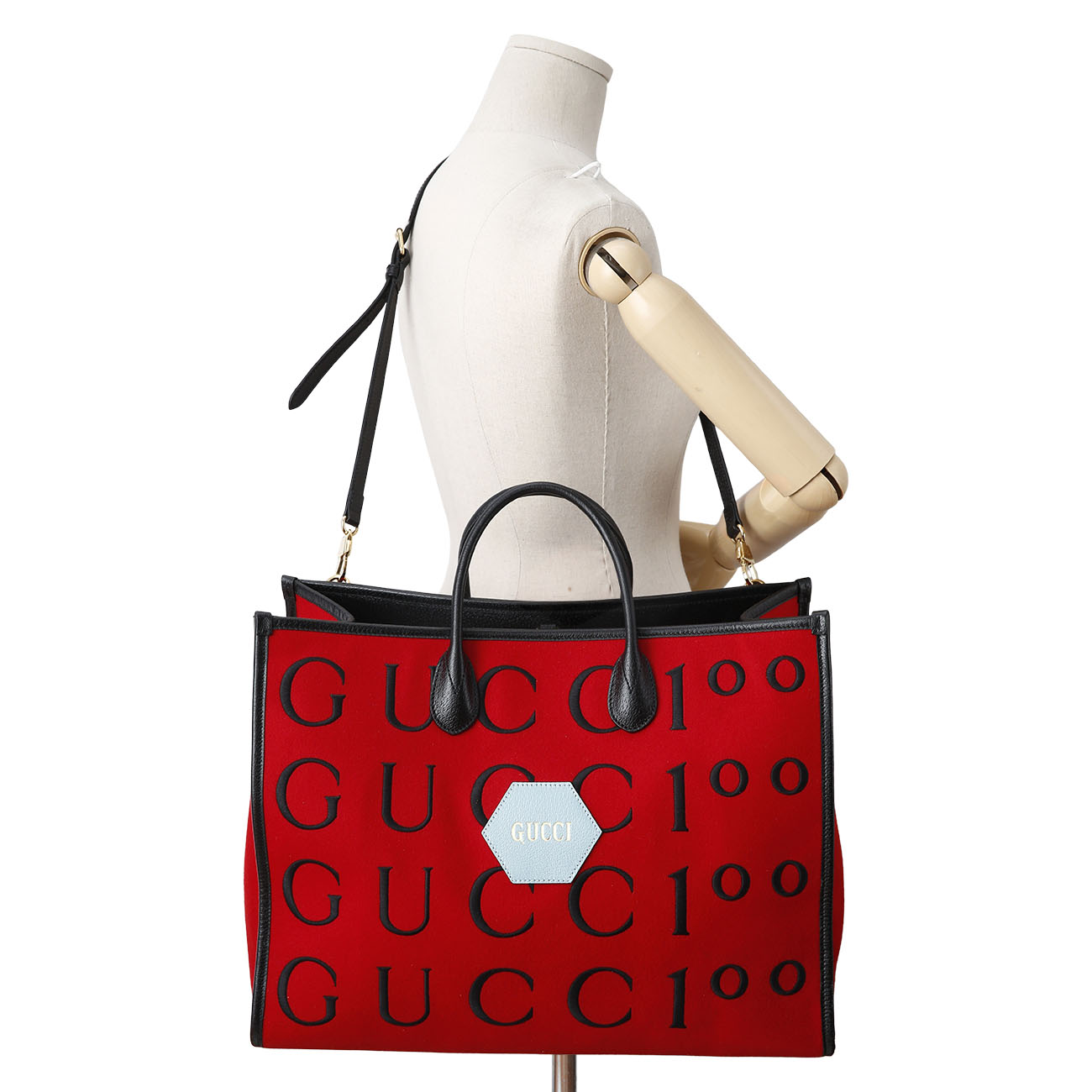 GUCCI(USED)구찌 659980 시즌 로고 라지 토트백