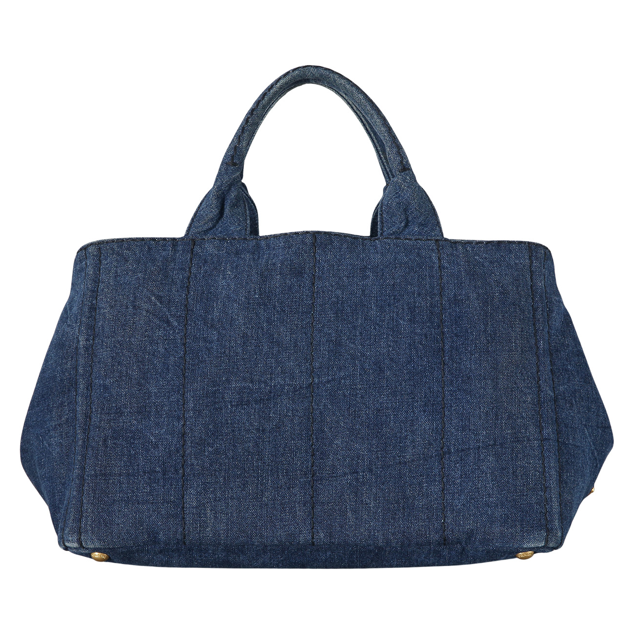 PRADA(USED)프라다 B2642B 데님 카나파 토트백