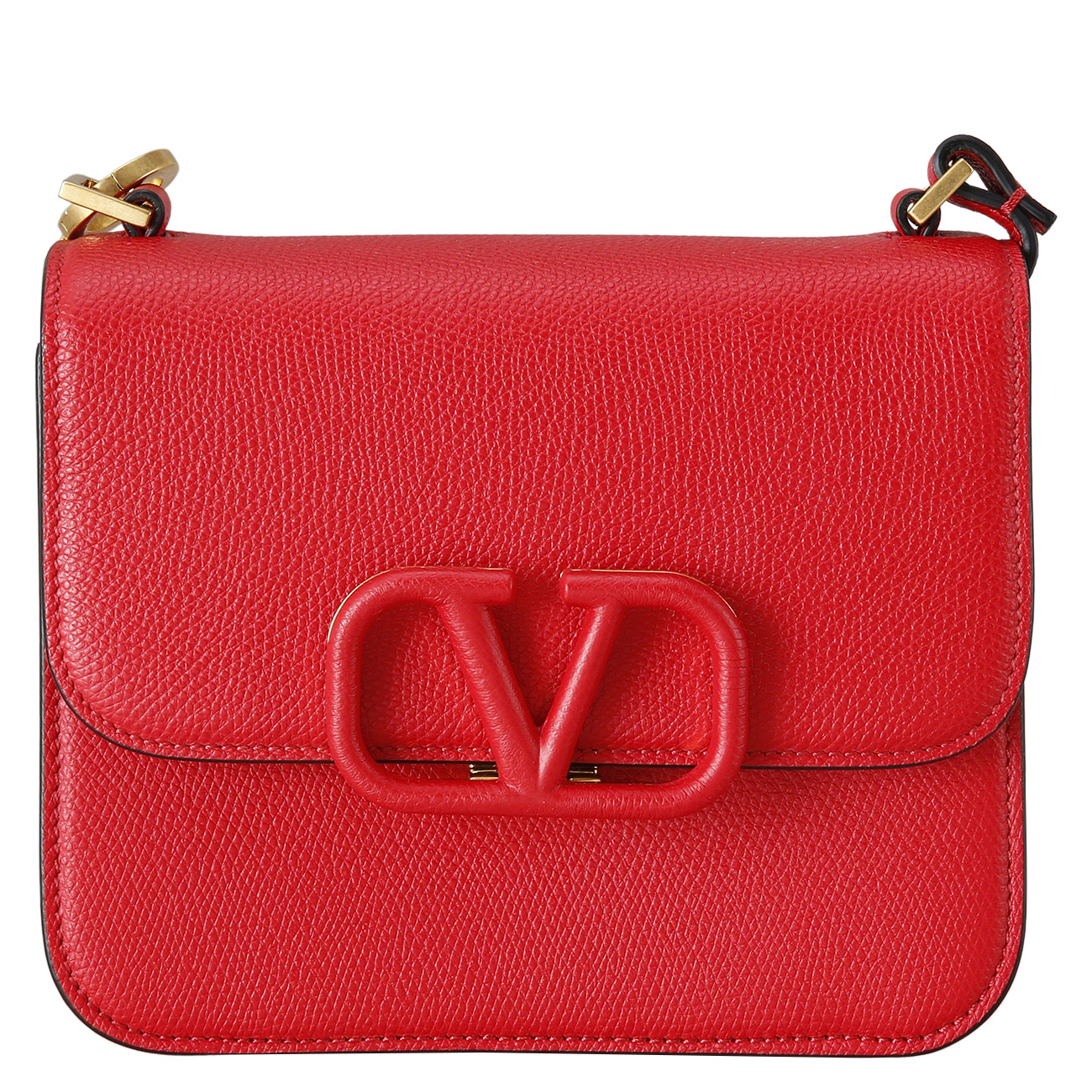 VALENTINO(USED)발렌티노 V로고 플랩 체인백