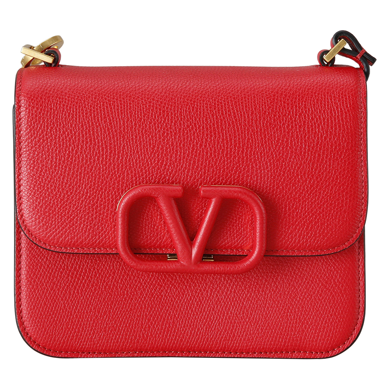 VALENTINO(USED)발렌티노 V로고 플랩 체인백