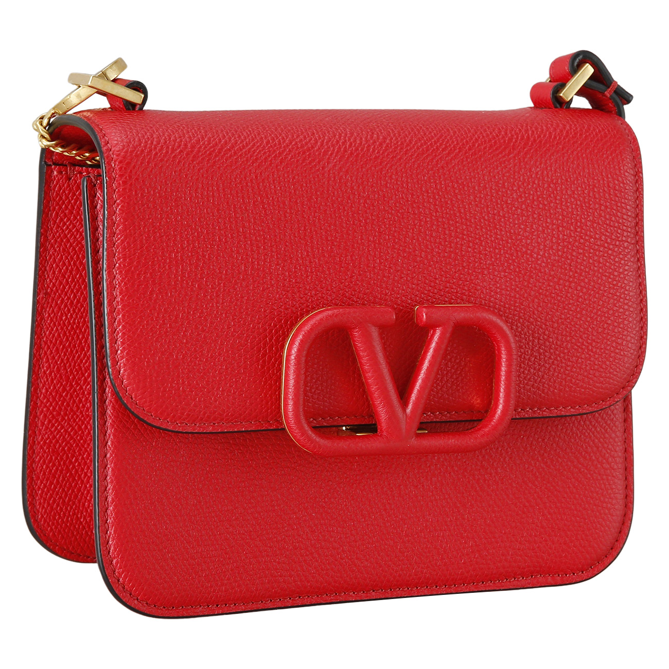 VALENTINO(USED)발렌티노 V로고 플랩 체인백