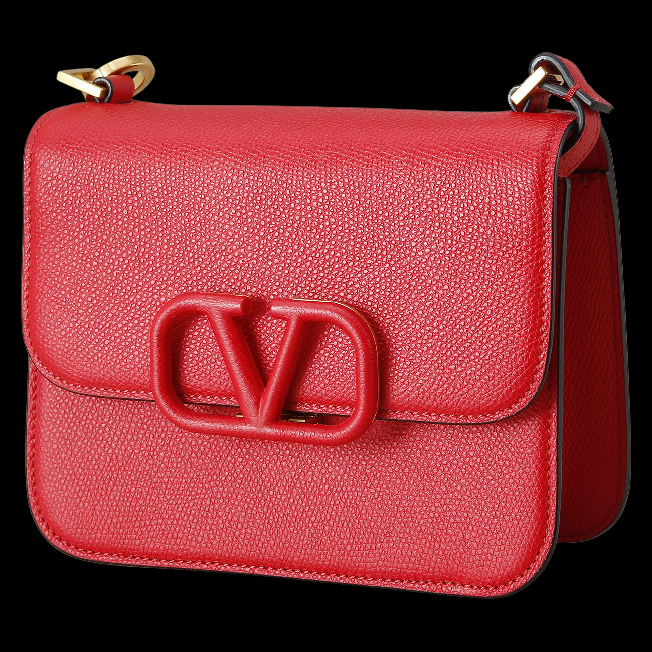 VALENTINO(USED)발렌티노 V로고 플랩 체인백