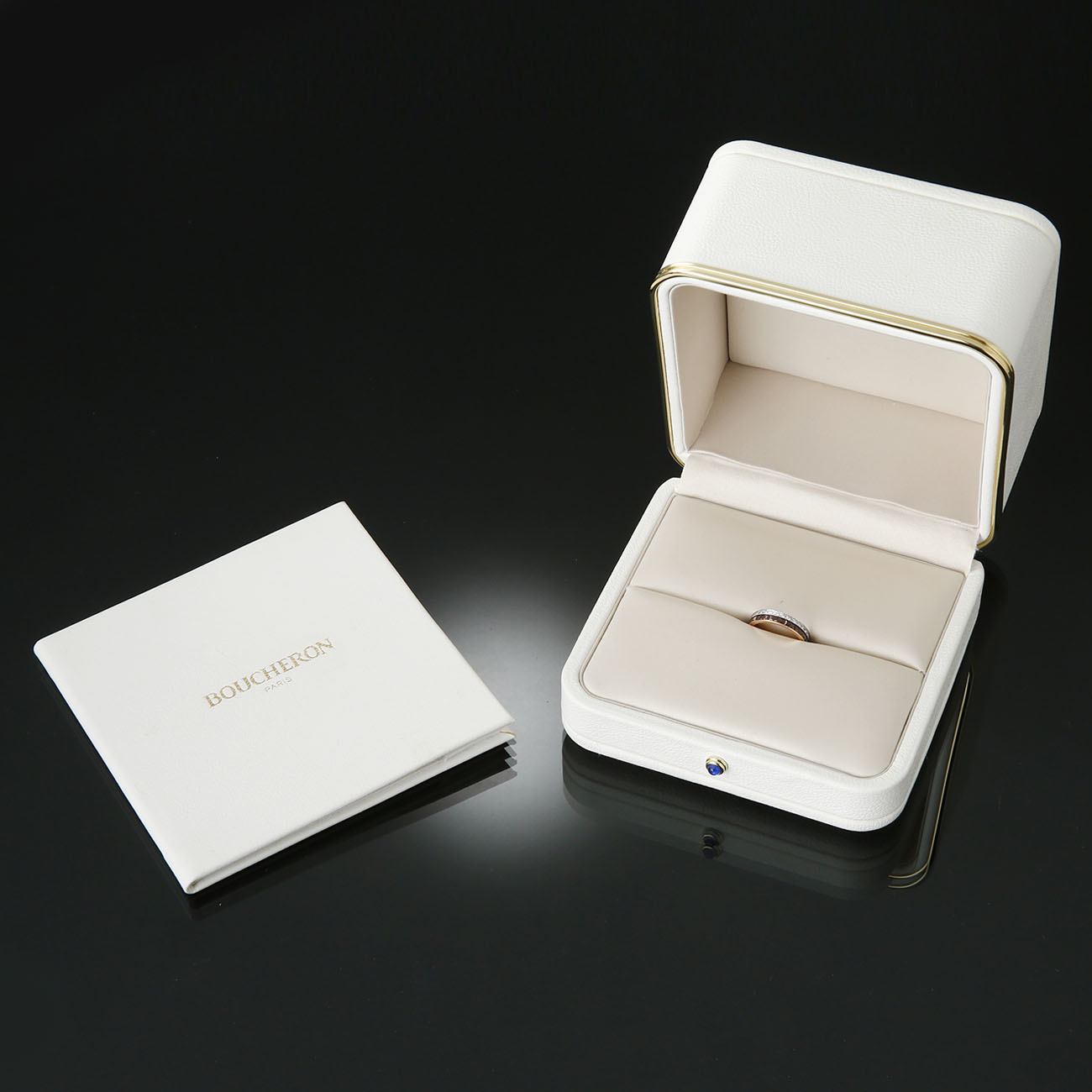Boucheron(USED)부쉐론 콰트로 다이아 웨딩밴드#46