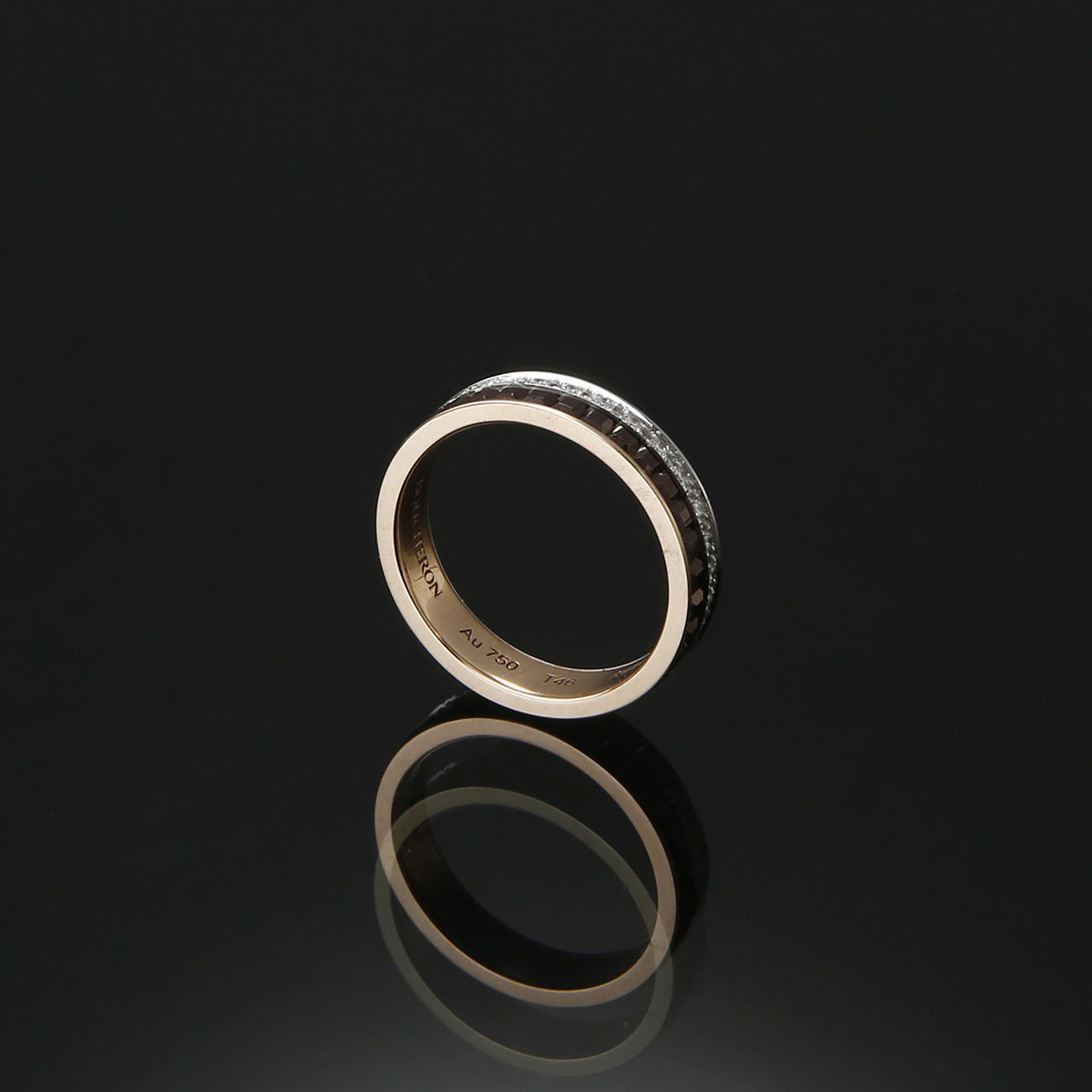 Boucheron(USED)부쉐론 콰트로 다이아 웨딩밴드#46