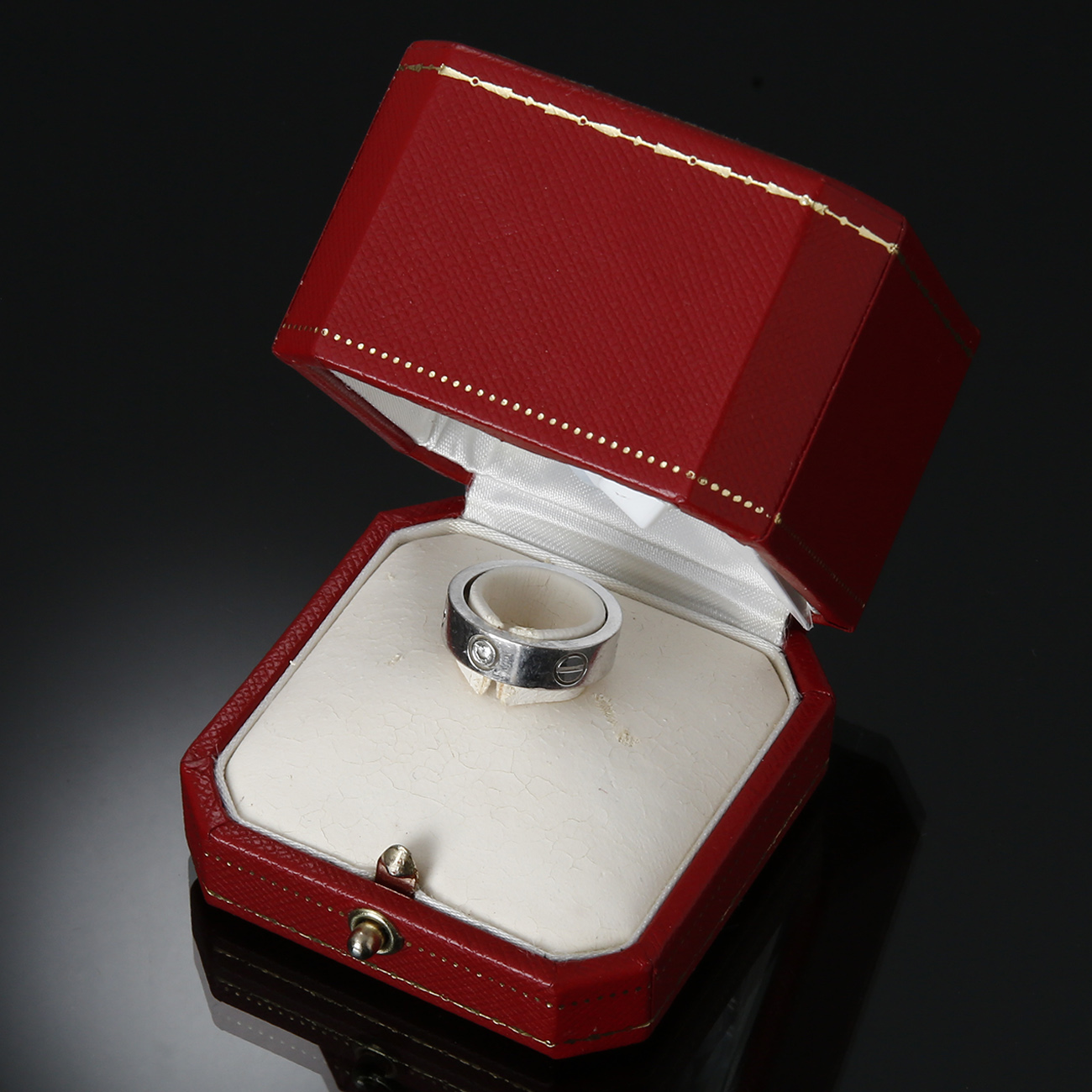 CARTIER(USED)까르띠에 3P 러브링 #50