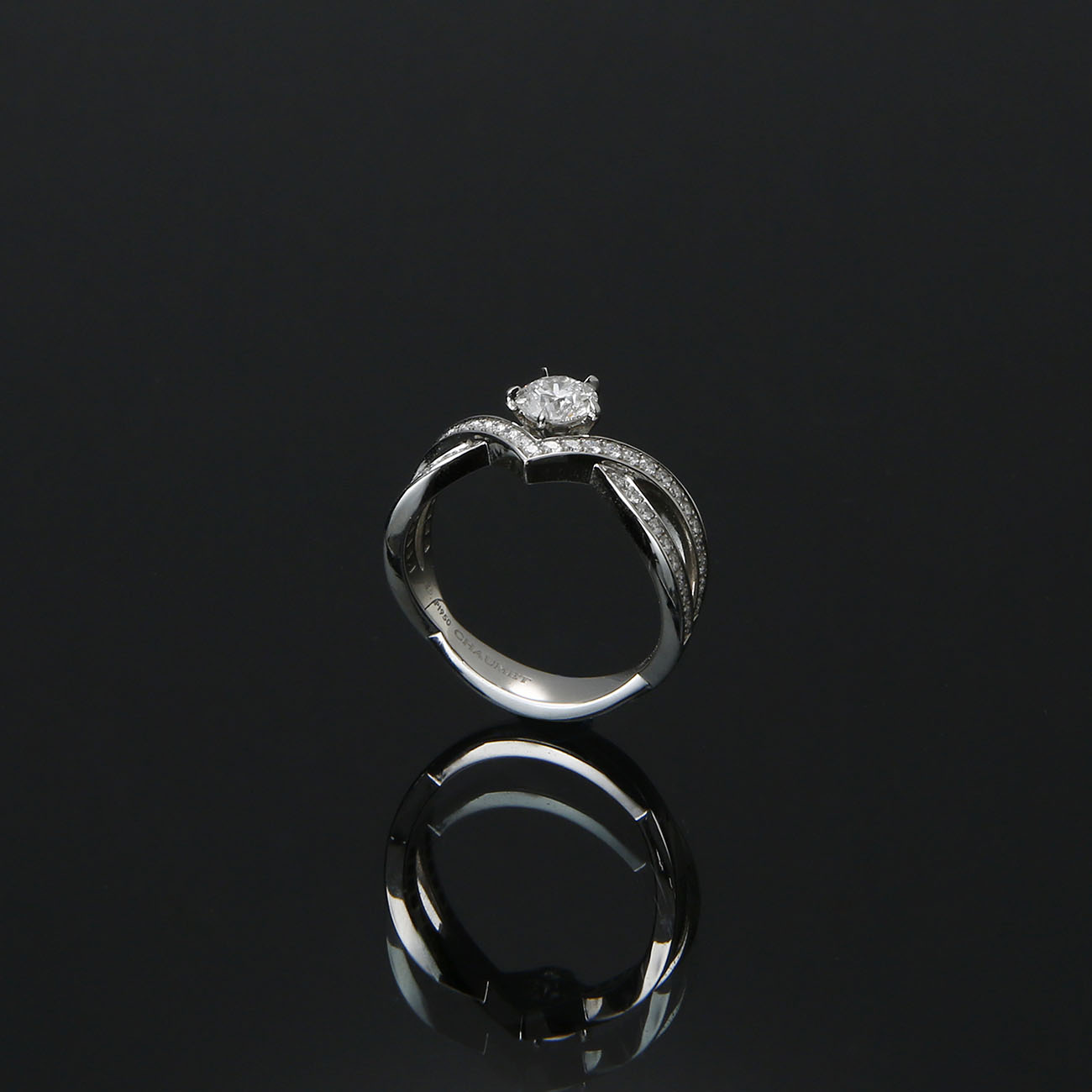 CHAUMET(USED)쇼메 조세핀 다이아 웨딩 링 #54