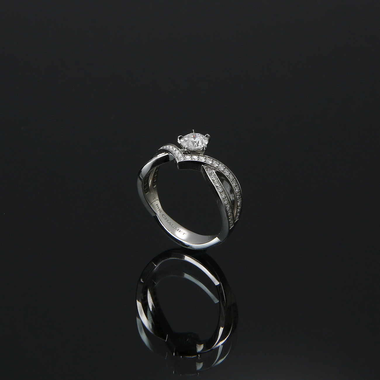 CHAUMET(USED)쇼메 조세핀 다이아 웨딩 링 #54