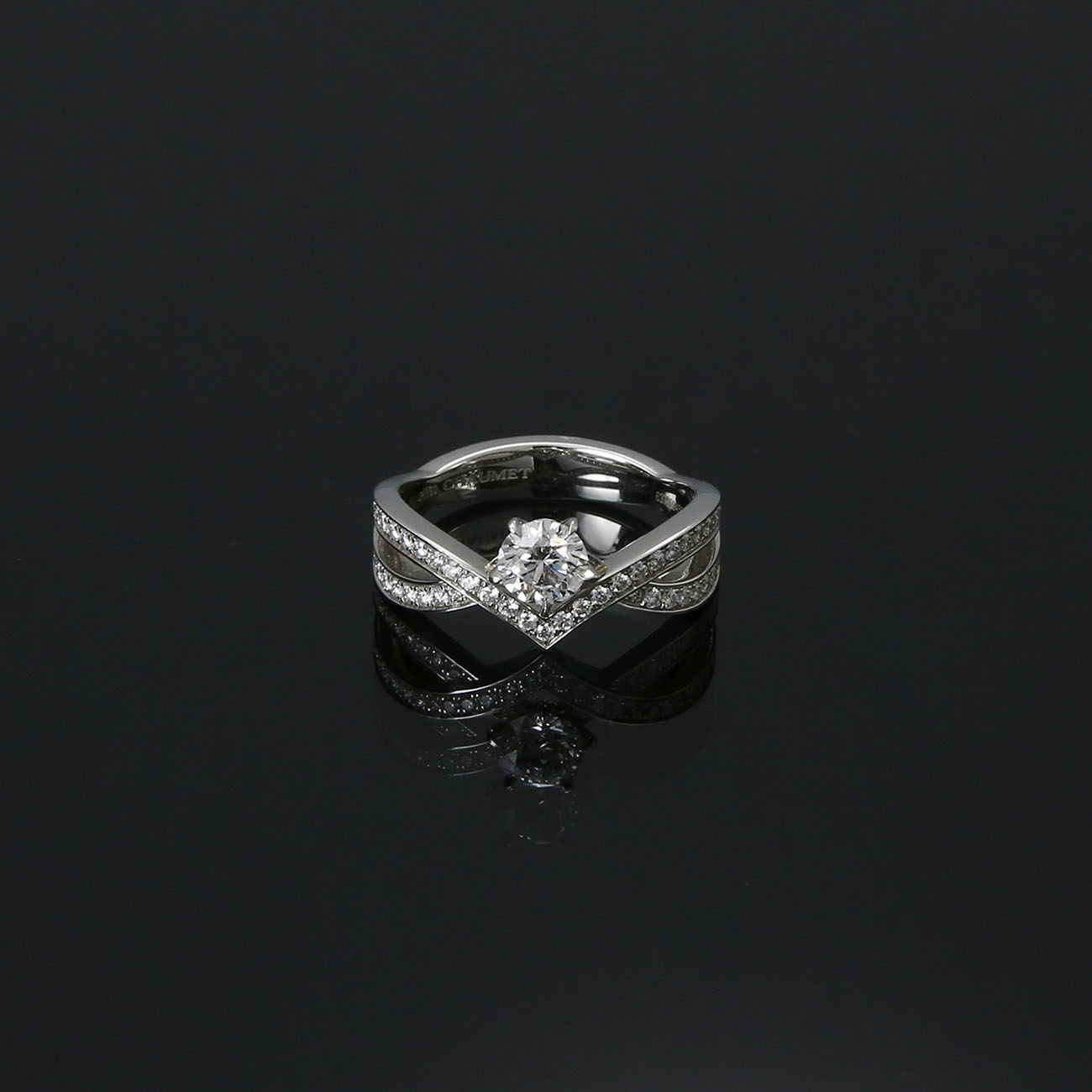 CHAUMET(USED)쇼메 조세핀 다이아 웨딩 링 #54