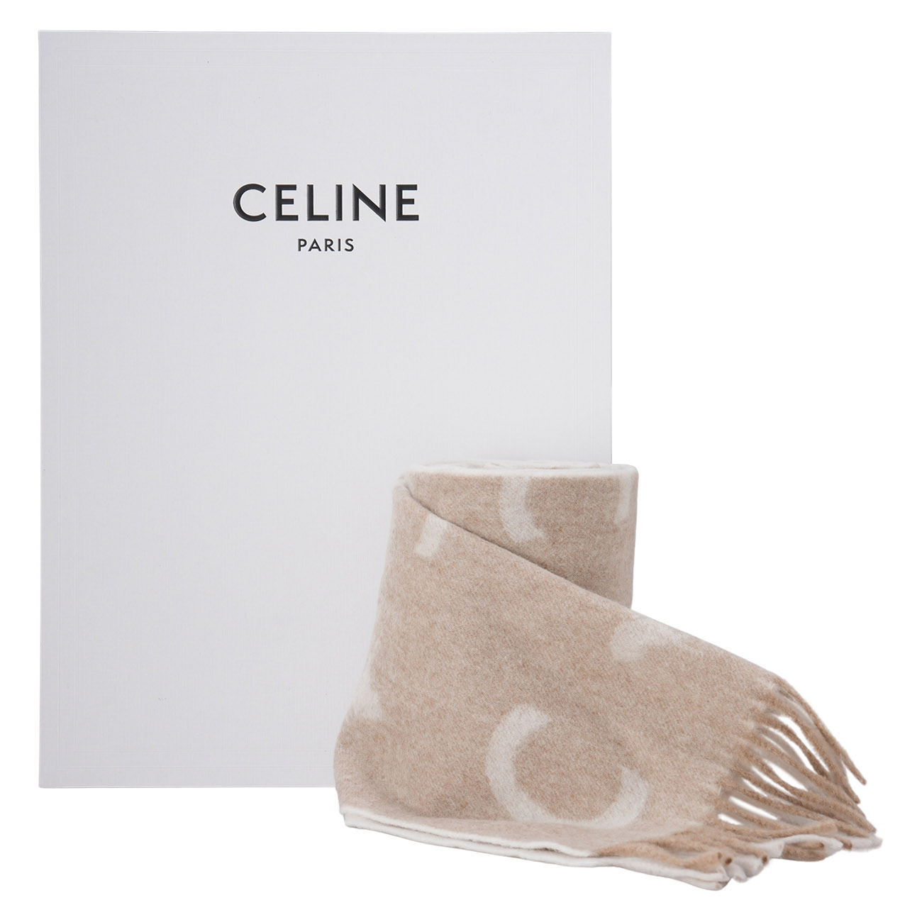 CELINE(USED)셀린느 프린지 스카프